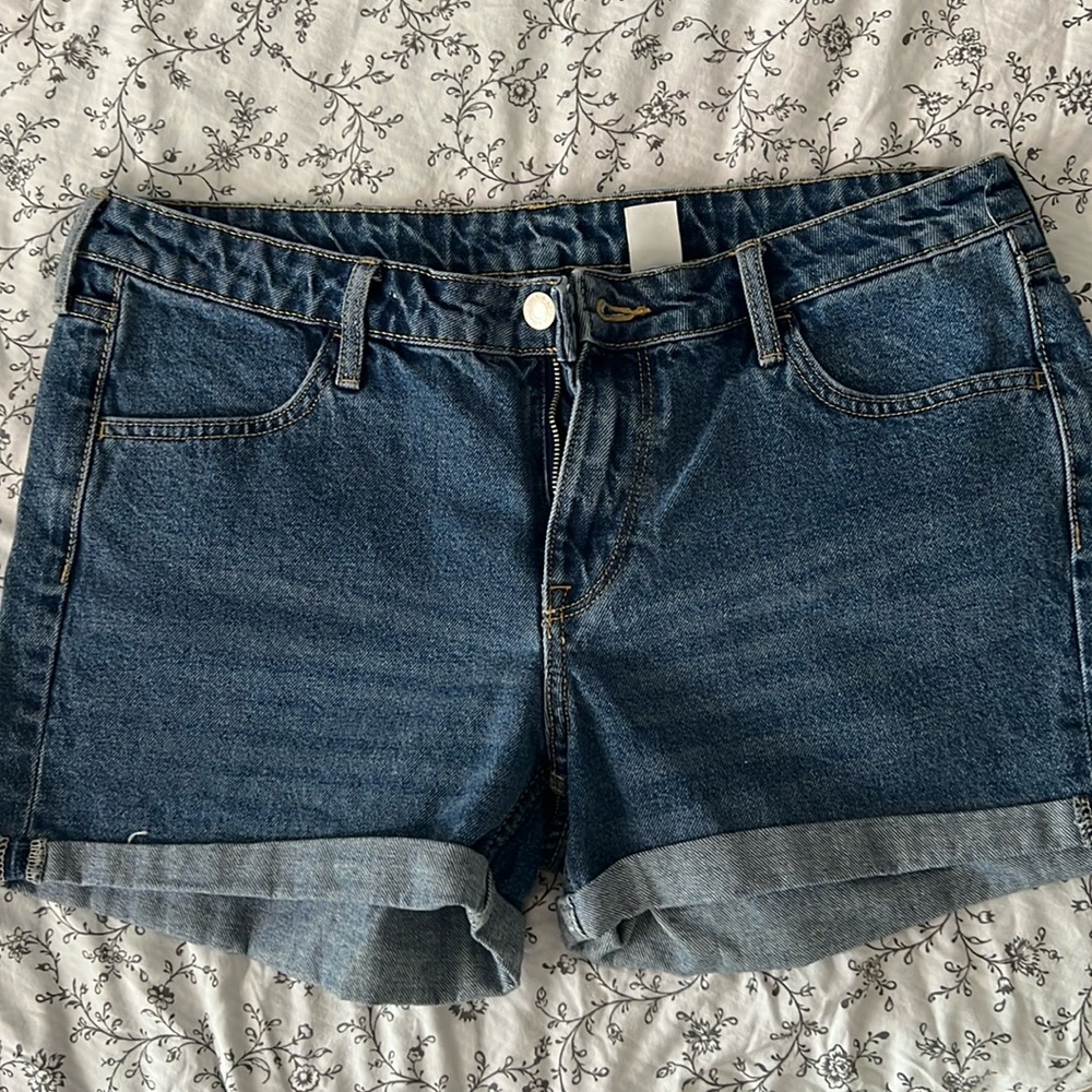 Denim shorts